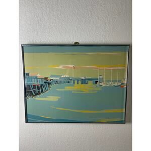 Pierre Roux Lithograph Framed Art Signed LTD Edition